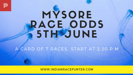 Mysore Race Odds 5th June