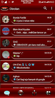 BBM MOD Red Angelic v3.0.0.18 Apk