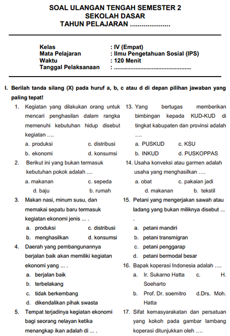 Contoh Soal Bahasa Inggris Pilihan Ganda Dan Essay 