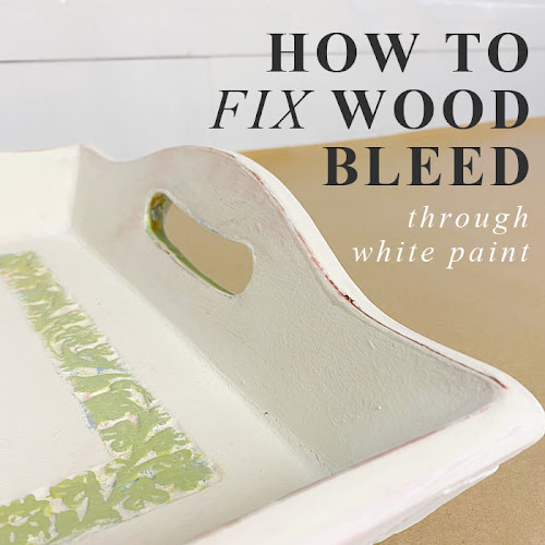 How To FIX Wood Bleed Through White Paint