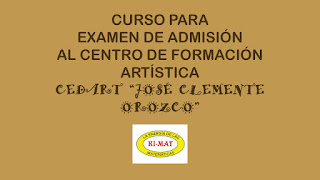 Cursos para examen de admision CEDART Guadalajara en Ki-Mat