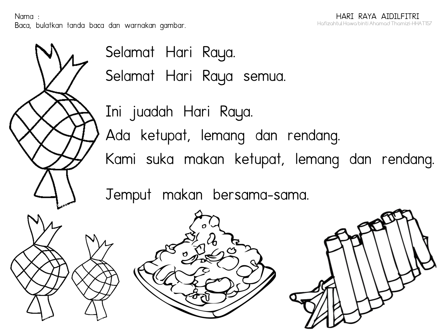 Cikgu Fieza (HHAT157): Perayaan (Hari Raya Aidilfitri)