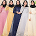 Model Baju Gamis Polos Terbaru 2020 Wanita