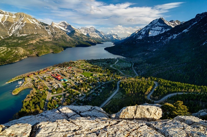 Waterton Lake – a Natural Wonder Embedded in the Mountains, Canada