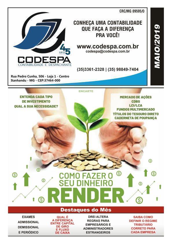  Informativo Codespa 05/2019