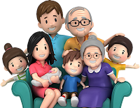 Talking to Family is a great Stress Buster. Image from https://www.clipartkey.com/view/ohomTb_family-cartoon-wallpaper-talk-to-my-family/