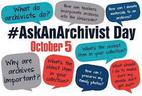 Ask an Archivist Day, 5 October 