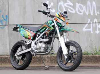 Modif  Kawasaki KLX150 Motor Cross