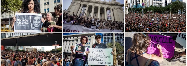 INDIGNAÇÃO E REVOLTA TOMAM CONTA DO PAÍS COM EXECUÇÃO DE MARIELLE