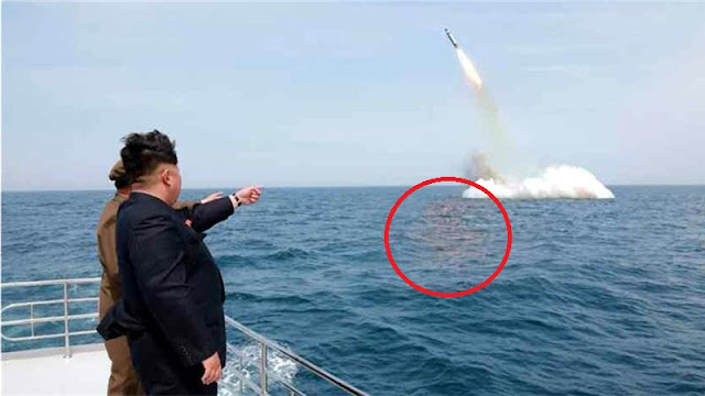 photoshopped North Korea missile launch