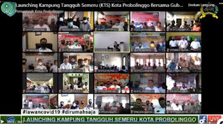 Launching Kampung Tangguh Semeru Kota Probolinggo Bersama Gubernur Jawa Timur