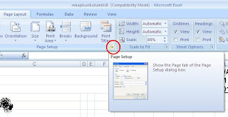 Mencetak Kop Berulang Pada Excel 2007