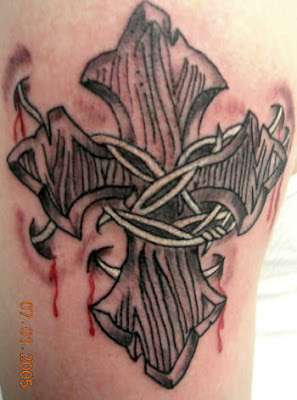 Barbed Wire Tattoo Design For Mens