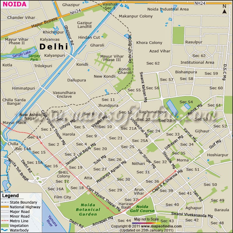 Metro Rail in Noida-New Okhla Industrial Development Authority Call ...