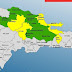 COE emite alerta amarilla para cinco provincias y verde para otras 10, por vaguada