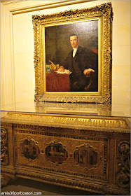 Retrato de Cornelius Vanderbilt en el Vestíbulo de The Breakers, Newport