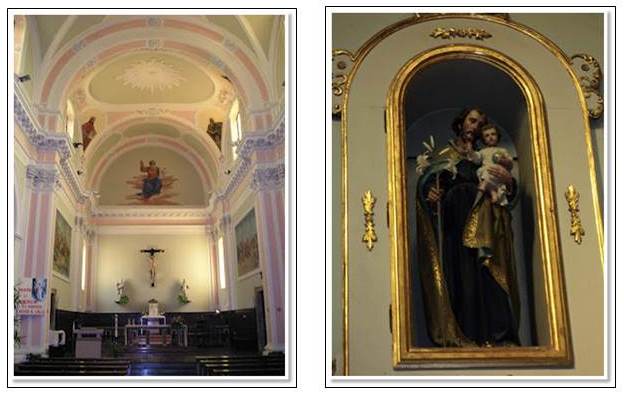 Interior da Igreja San Leonardo na cidade de Mattarello/Trento-It.