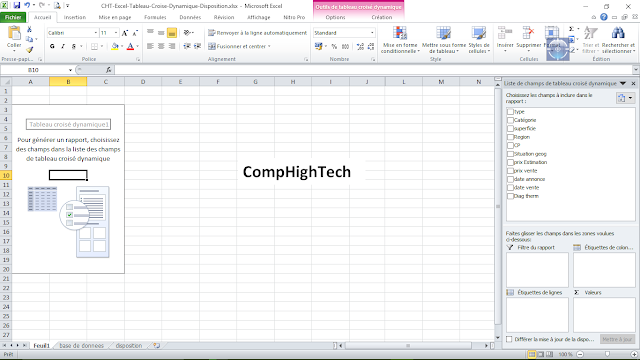 Comment créer un tableau croisé dynamique en Microsoft Office