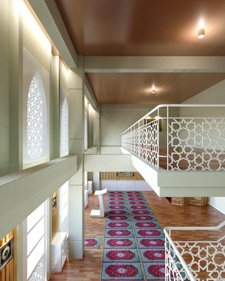 16+ Desain Tangga Masjid