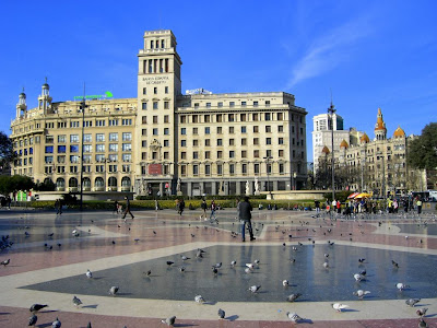 Plaça Catalunya in Barcelona