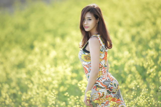 3 Kim Ha Yul Lovely Outdoor - very cute asian girl - girlcute4u.blogspot.com