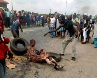 Man Set Ablaze For Stealing Motorcycle In Akwa Ibom | Dailysunnews9ja.