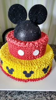 ideas de tartas o pasteles para fiesta cumpleaños Mickey Mouse 5