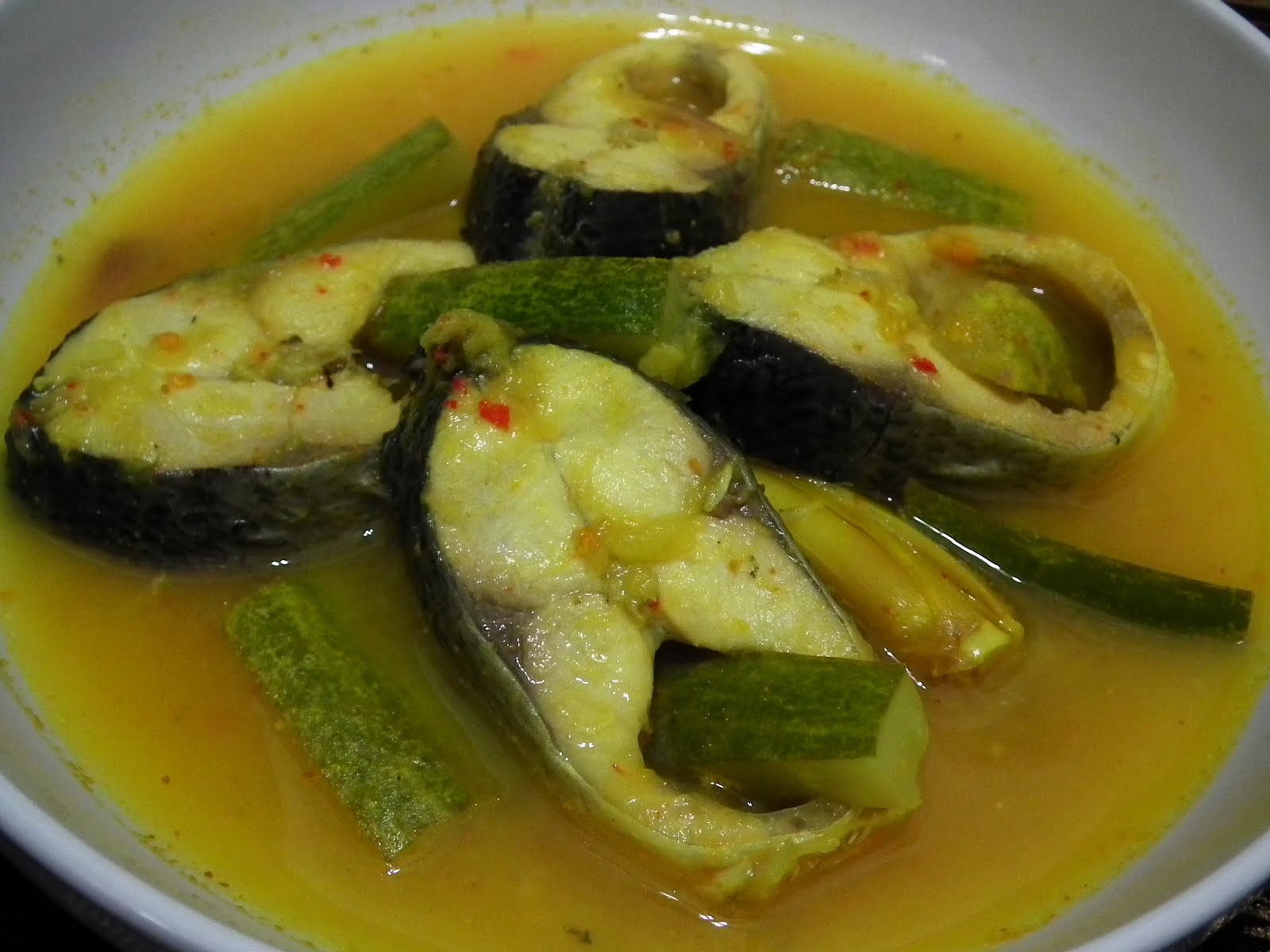 Gulai Masam Tempoyak Ikan Susu