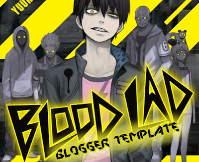 Blood Lad Anime Blogger Template