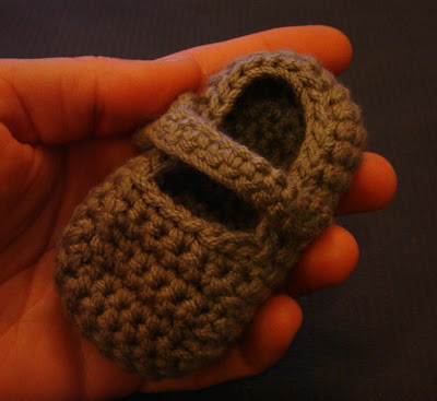 Free Easy Crochet Patterns  Baby Booties on Free Crocheted Baby Bootie Pattern   Crochet     Learn How To Crochet