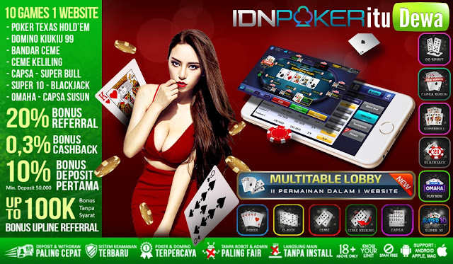 JACKPOT DOMINO TERJELAS - DAPATKAN JACKPOT POKER TERJELAS HANYA DI ITUDEWA