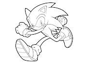 Dibujos imprimir y colorear Sonic 04