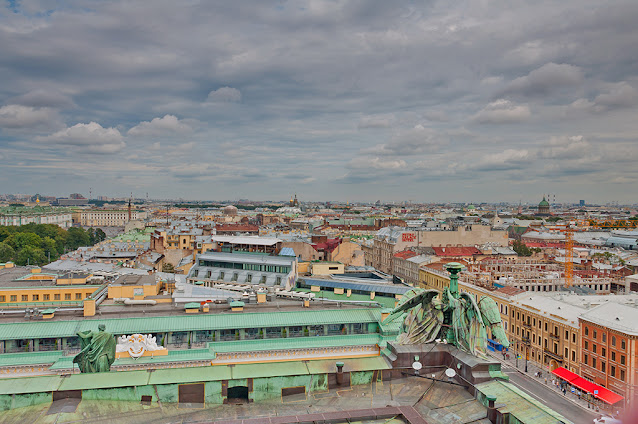 Panorama from the colonade of St. Isaac's Cathedral (photo_3)