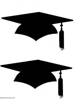 Graduation Caps Clip Art.