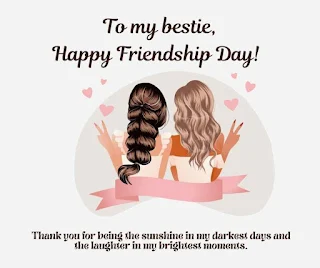 image of Friendship Day Wishes and Images for Bestie