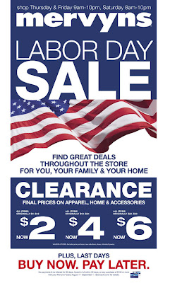 sale last year and it was great! Mervyns has great clearance sales ...