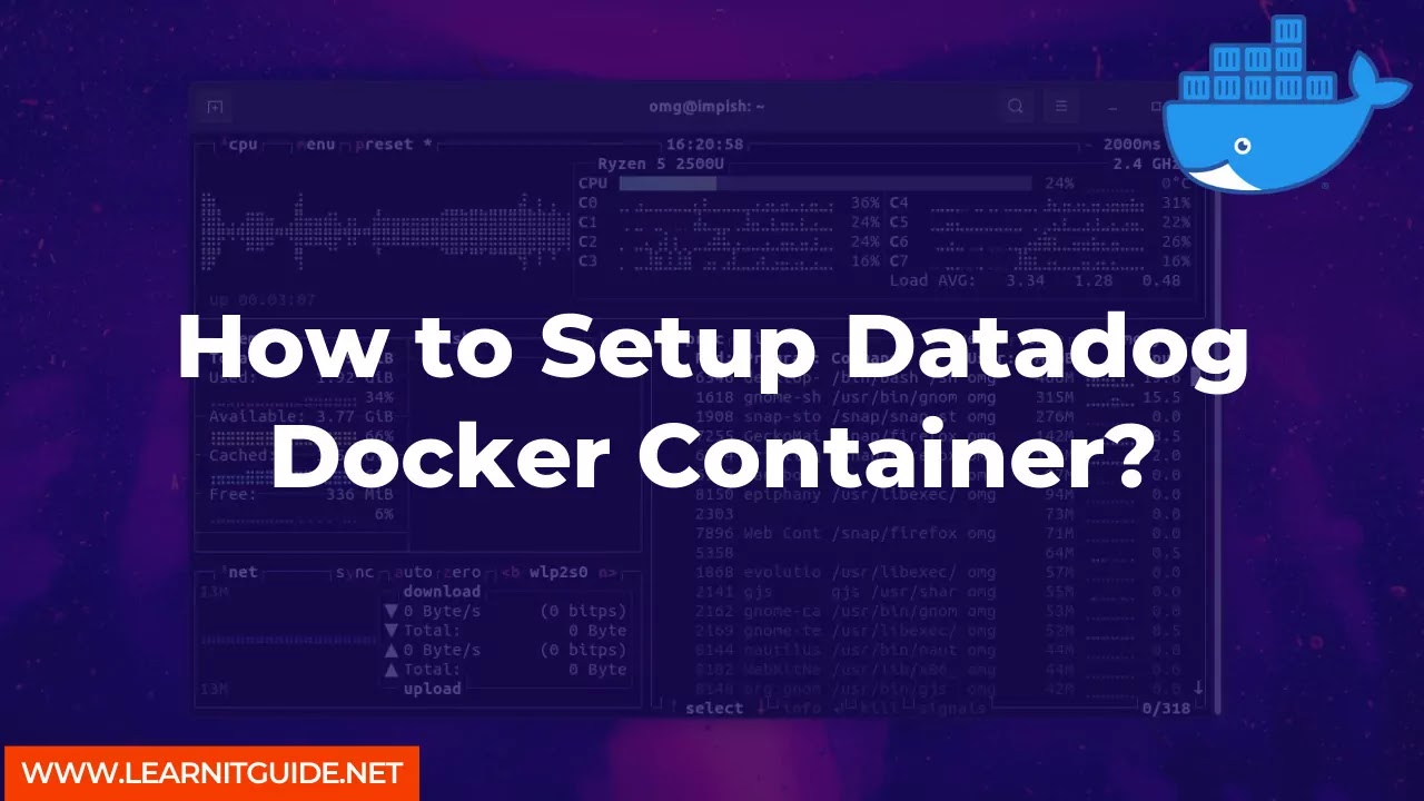 How to Setup Datadog Docker Container