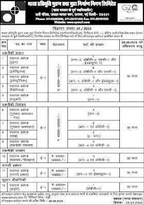 Official Notice for SPMCIL Assistant Manager Recruitment 2023