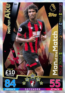 Match Attax 2018-2019 AFC Bournemouth Set Premier League