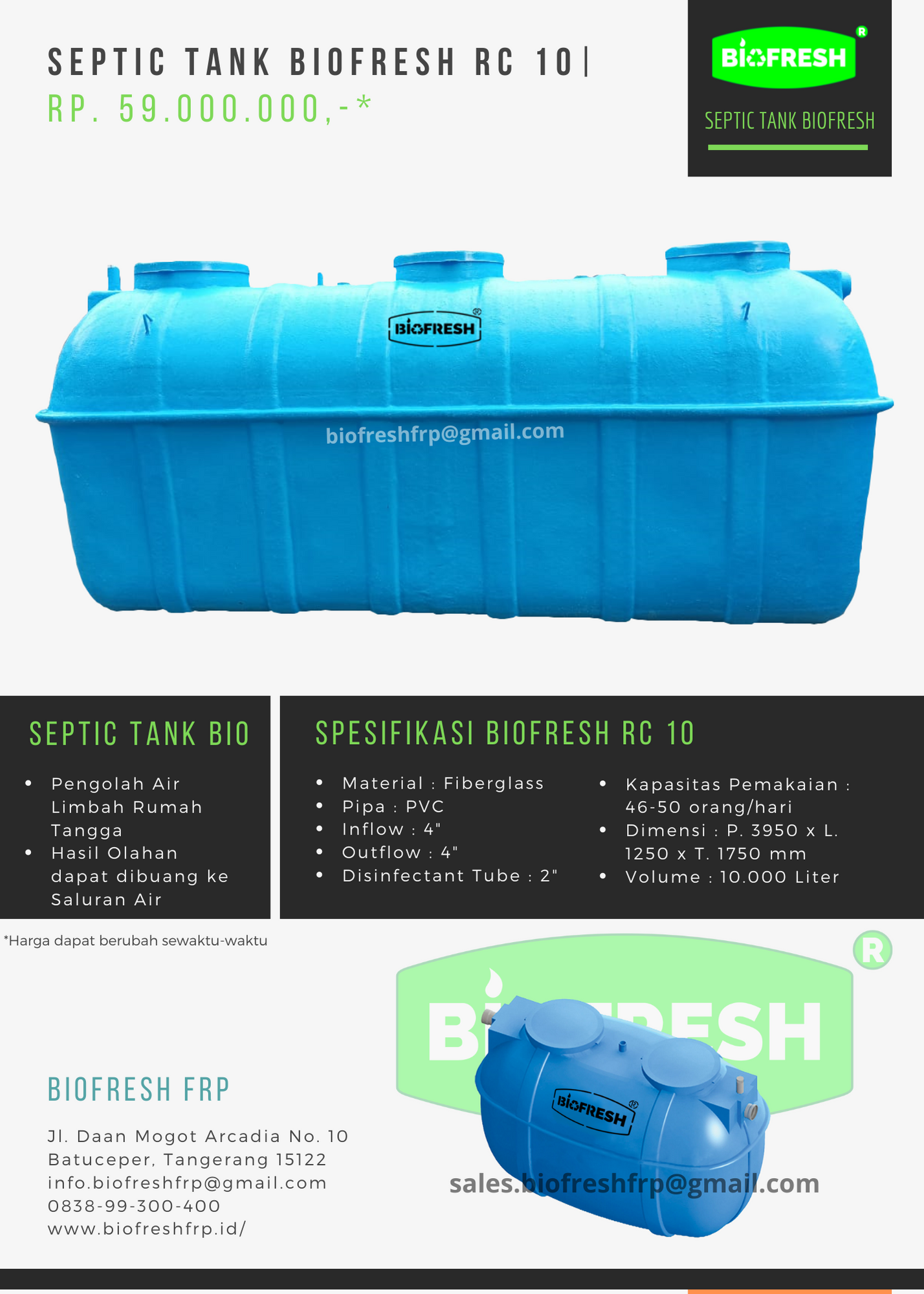 Harga Biofresh RC 10