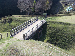 「山中城跡」の二ノ丸橋