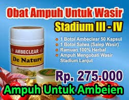 Paket Obat Wasir atau Ambeien III-IV