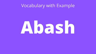 Vocabulary with Example