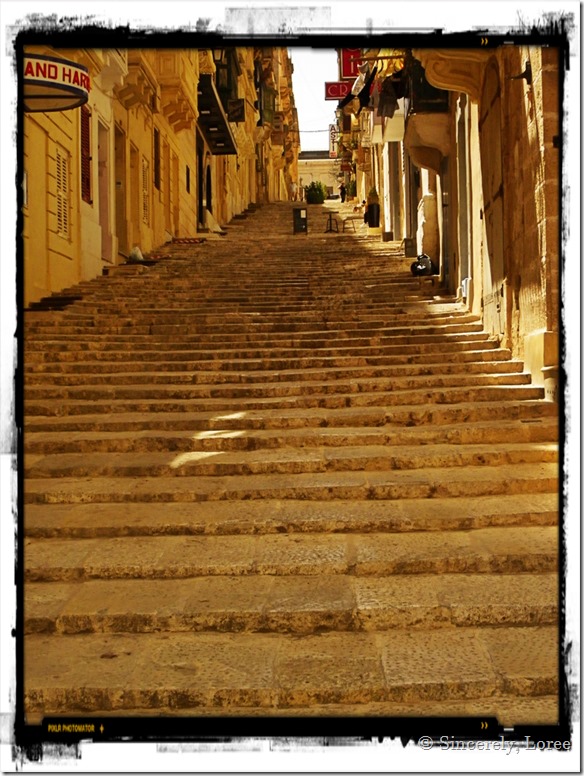 Valletta's Streets of Steps