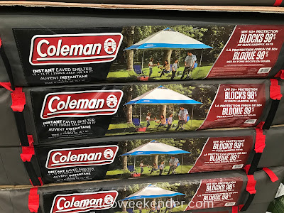 Stay cool this summer under the Coleman Instant Eaved Shelter