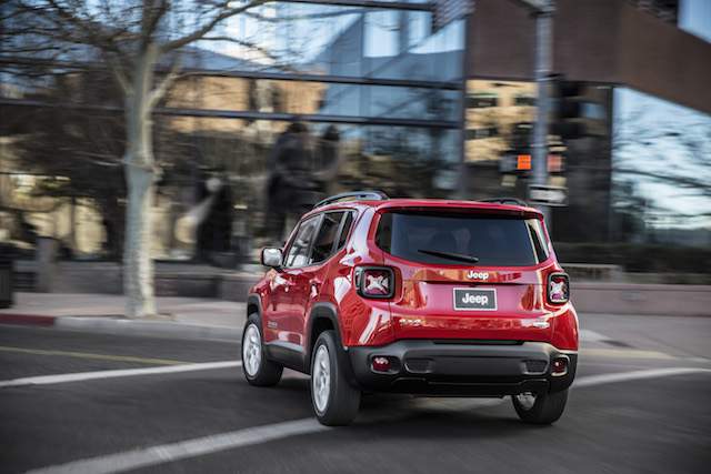 2016 Jeep Renegade back view