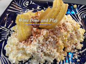 The Esquire side dish at Grand Hacienda restaurant in St. Petersburg, Florida is a corn dish with queso fresco, piquing peppers, and chili mayo.