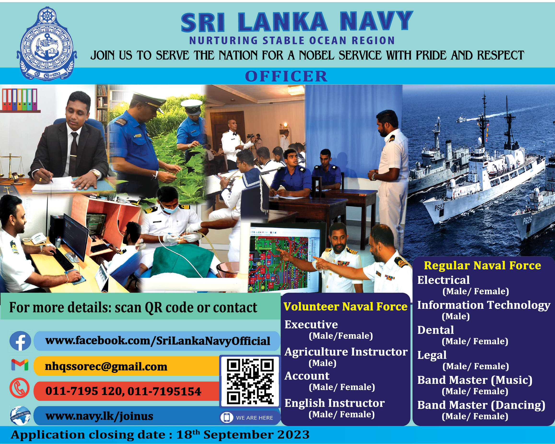 Sri Lanka Navy Vacancies 2023 Gazette Sinhala