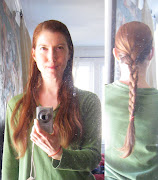 Here's my hair (as seen in a dirty mirror.) Pretty long, huh? (long hair)