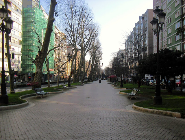 Paseo de La Alameda en Santander